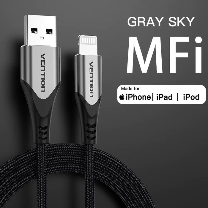 Vention Cable USB 2.0 a Lightning LABHH Gris 2m